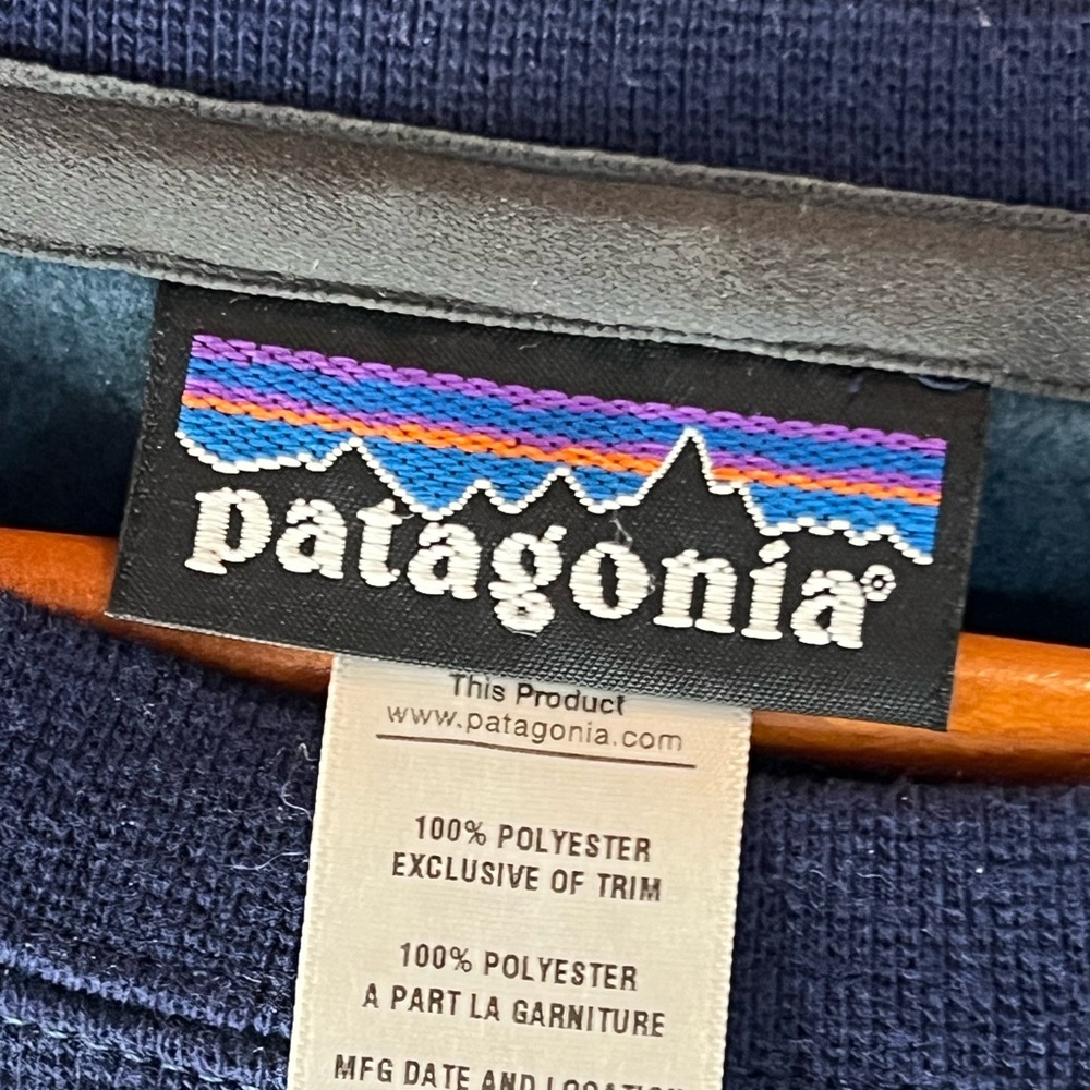 Patagonia Men's Blue Brisker Sweater - Picture 4 of 5